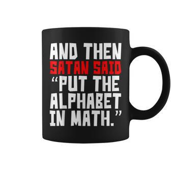 Math Alphabet Math Coffee Mug | Mazezy