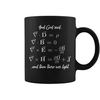 Funny Math Teacher - Religious Maxwell Equations Math Funny Gifts Coffee Mug | Mazezy
