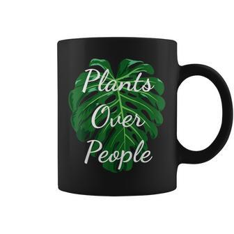 Monstera Adansonii Plants Over People Monstera Leaf Coffee Mug | Mazezy