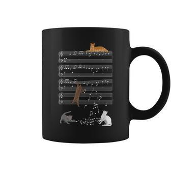 Musical Cats Cat And Music Lover Cat Coffee Mug | Mazezy