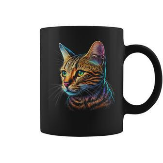 Funny Ocicat Lover Colorful Graphic Cat Dad Mom Men Women Coffee Mug | Mazezy