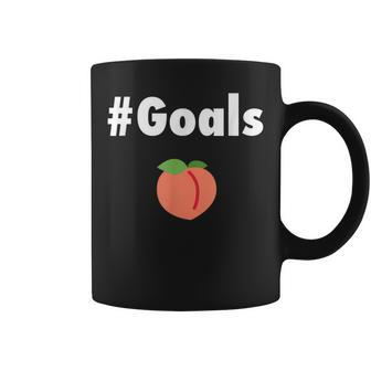 Peach Goals Gym Coffee Mug | Mazezy