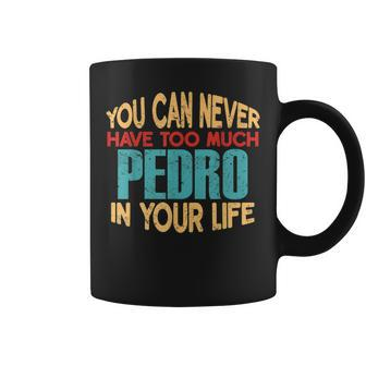 Funny Pedro Personalized First Name Joke Item Coffee Mug | Mazezy