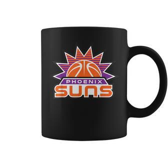Funny Phoenix Basketball Suns Basketball Ball Shine Basketball Funny Gifts Coffee Mug | Mazezy