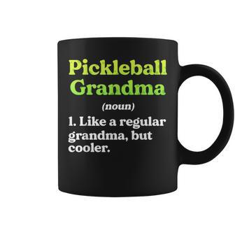 Funny Pickleball Grandma Definition Regular But Cooler  Coffee Mug