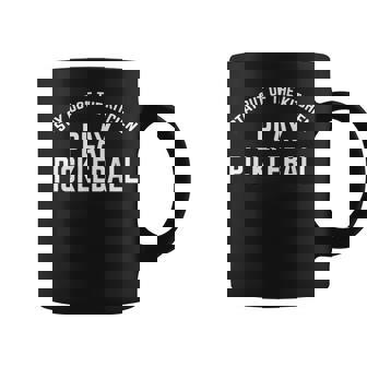 Funny Pickleball Stay Out Of The Kitchen For Picklers Coffee Mug | Mazezy