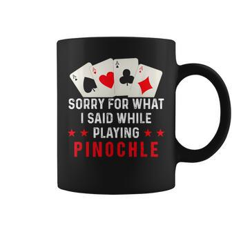 Pinochle Card Game Player Quote Coffee Mug | Mazezy