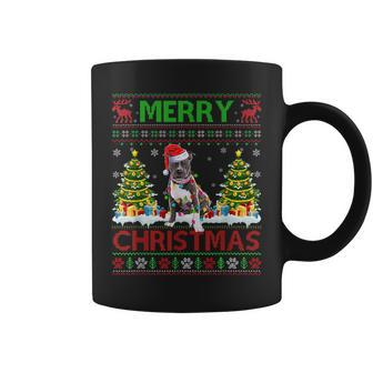 Pitbull Christmas Ugly Sweater Pitbull Xmas 2022 Coffee Mug - Seseable
