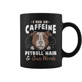 Pitbull Hair And Caffeine Pit Bull Fans Coffee Mug | Mazezy