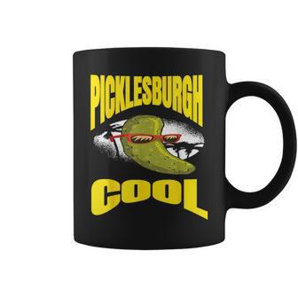 Pittsburgh Humor Picklesburgh Cool Relaxing Pickle Coffee Mug | Mazezy