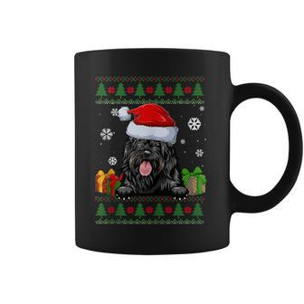 Portuguese Water Dog Santa Hat Ugly Christmas Sweater Coffee Mug - Monsterry AU