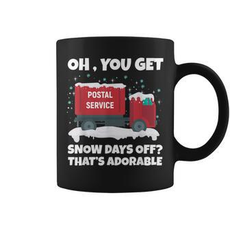 Postal Worker Christmas Joke Mailman Coffee Mug - Thegiftio UK