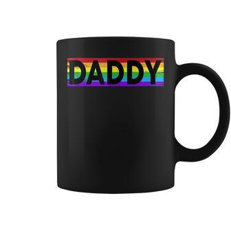 Funny Pride Daddy Proud Gay Lesbian Lgbt Gift Fathers Day Coffee Mug - Seseable
