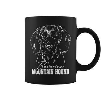 Proud Bavarian Mountain Hound Dog Portrait Coffee Mug | Mazezy