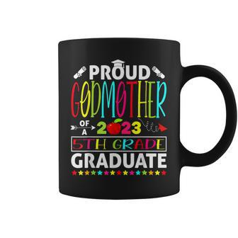 Funny Proud Godmother Of A Class Of 2023 5Th Grade Graduate Coffee Mug | Mazezy