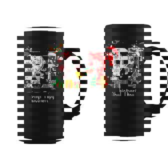 Pt Nurse Physical Therapy Santa Christmas Pajama Coffee Mug - Thegiftio