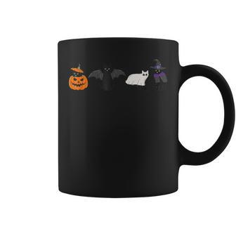Pumpkin Cat Ghost Black Cat Halloween For Cat Lovers Coffee Mug - Seseable