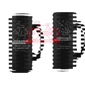 Funny Pun And Sarcastic Humor Bicycle Graphic Humor Funny Gifts Coffee Mug | Mazezy