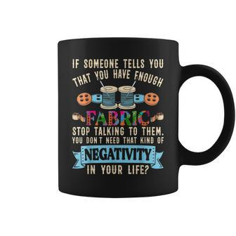Funny Quilting Sewing Quote Gift For Sewer Quilter Coffee Mug | Mazezy