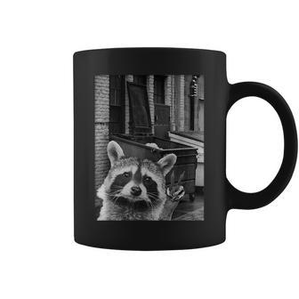 Funny Raccoon Selfie - Raccoon - Funny Raccoon Coffee Mug | Mazezy