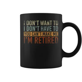 Funny Retirement Gift Idea Pension Retired Retirement Funny Gifts Coffee Mug | Mazezy