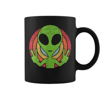 Retro 80'S Style Vintage Ufo Lover Alien Space Coffee Mug - Seseable
