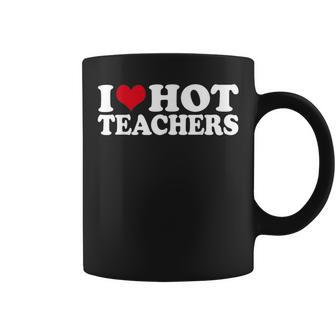 Retro I Love Hot Teachers Vintage I Heart Hot Teacher Coffee Mug - Thegiftio UK