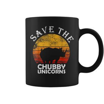 Rhino Rhinoceros Save The Chubby Unicorns Coffee Mug | Mazezy