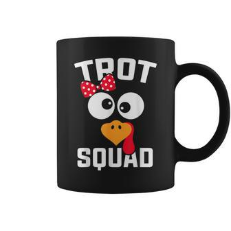 Running Turkey Trot Squad Thanksgiving For Girl Coffee Mug - Seseable