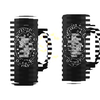 Funny Sarcastic Flowers Skull Surviving Purely Out Of Spite Coffee Mug - Thegiftio UK