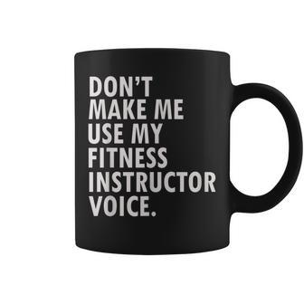 Funny Saying Fitness Instructor Group Fitness Fitness Instructor Funny Gifts Coffee Mug | Mazezy