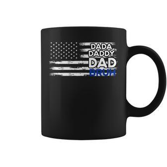 Funny Saying Usa American Flag Dada Daddy Bruh Fathers Day D Coffee Mug | Mazezy
