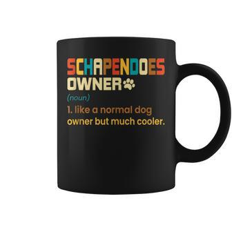 Schapendoes Vintage Retro Dog Mom Dad Coffee Mug | Mazezy