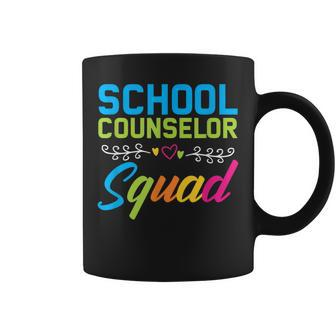 School Counselor Squad Vibrant Appreciation Counseling Coffee Mug - Monsterry