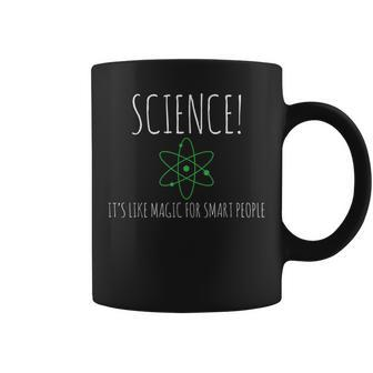 Science Pun Atom Sign Teacher Coffee Mug | Mazezy