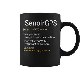 Funny Senior Citizens Gps Retirement Gag Grandpa Gift Coffee Mug | Mazezy