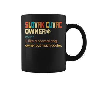 Slovak Cuvac Vintage Retro Dog Mom Dad Coffee Mug | Mazezy