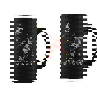 Funny Soccer Play Like A Girl Us Flag Patriotic Women Soccer Patriotic Funny Gifts Coffee Mug | Mazezy