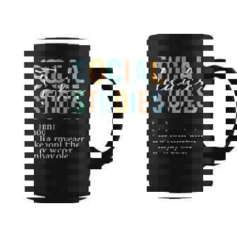 Social Studies Teacher Definition For & Coffee Mug - Thegiftio