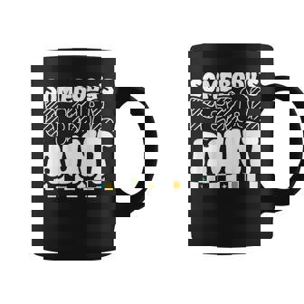 Funny Somebodys Feral Aunt Mothers Day Auntie On Back Coffee Mug | Mazezy