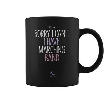 Funny Sorry I Cant I Have Marching Band Trumpet Instrument Gift For Womens Coffee Mug | Mazezy AU