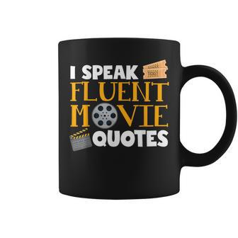 I Speak Fluent Movie Quotes Cinema Nerd Coffee Mug | Mazezy UK
