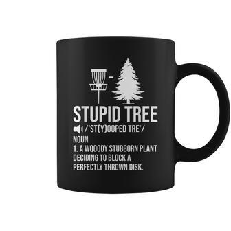 Funny Stupid Tree Recreational Tosser Gift Sport Disc Golf Coffee Mug | Mazezy