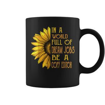 Sunflower Copy Editor Coffee Mug | Mazezy