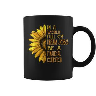 Sunflower Financial Counselor Coffee Mug | Mazezy