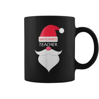 Teacher Christmas Santa's Favorite Coffee Mug - Monsterry DE