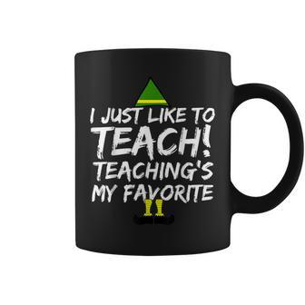 Teacher Christmas Teaching Is My Favorite Coffee Mug | Mazezy