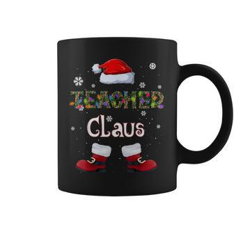 Teacher Claus Family Matching Ugly Christmas Sweater Coffee Mug - Monsterry AU
