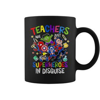 Teachers Are Superheroes Back To School Coffee Mug - Seseable