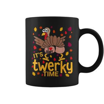 Thanksgiving Twerky Turkey Butt I Heart Gravy Coffee Mug - Thegiftio UK